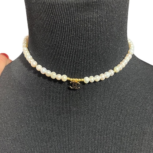 CHANEL pearl necklace choker - Picture 4 of 4